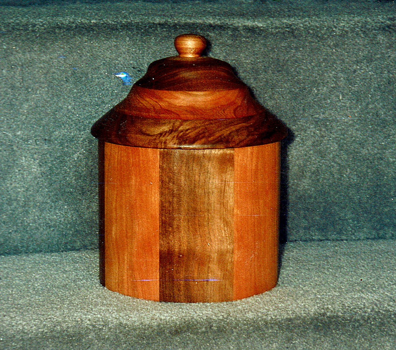 Turned Canister — Lidded Wooden Jar